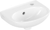 Villeroy & Boch Handwaschbecken O.novo 43403R 360x275 mm Weiß Alpin Oval mit Hahnloch rechts
