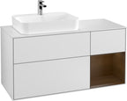 weiß / Mitteldichte Faserplatte (MDF) / F401G N 1200x603x501mm White Matt