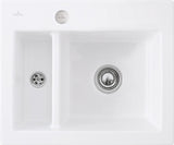 Villeroy & Boch Subway 60 XM Flat Einbauspüle 585x475 mm Graphite CeramicPlus