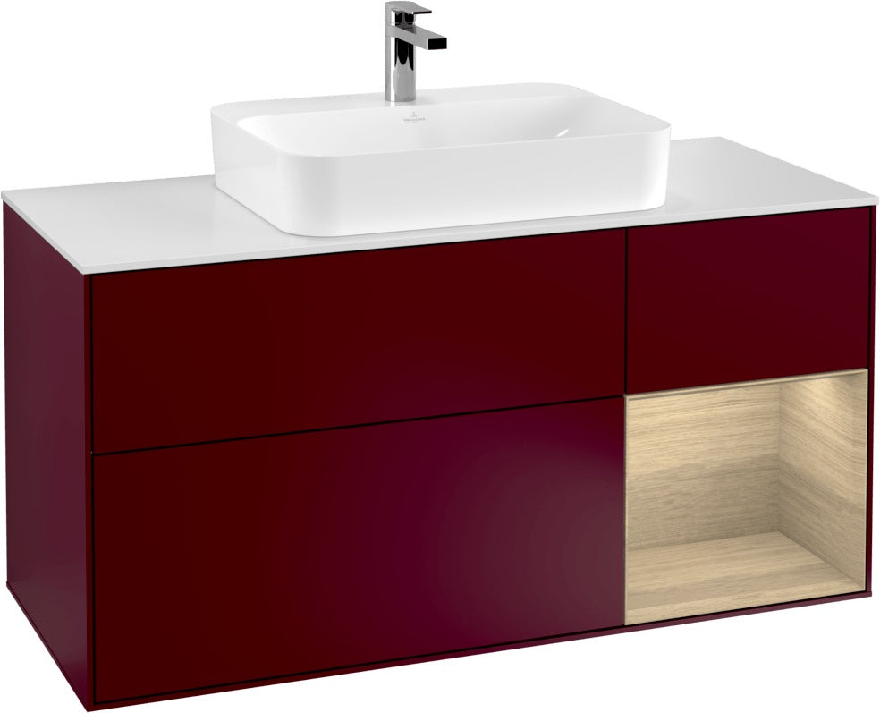 Villeroy & Boch Waschtischunterschrank Finion F421G 1200 mm Glossy White Lacquer