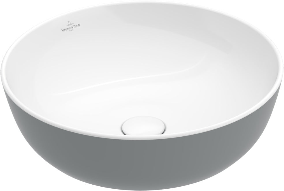 Villeroy & Boch Artis Aufsatzwaschbecken 430 mm rund French Linen TitanCeram