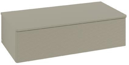 Villeroy & Boch Antao Sideboard 1000 mm – Wandhängend, Stone Grey Matt, mit LED & Push-Open