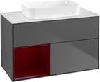 anthrazit / Mitteldichte Faserplatte (MDF) / F651H B