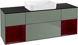 Villeroy & Boch Finion Waschbeckenunterschrank 1600 mm Glossy White Lacquer mit Beleuchtung