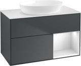 Villeroy & Boch Finion Waschtischunterschrank FA21GFGF 1000 mm Glossy White Lacquer