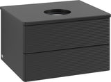 Villeroy & Boch Waschtischunterschrank Antao 600 mm Anthrazit Matt mit LED-Auszugsbeleuchtung