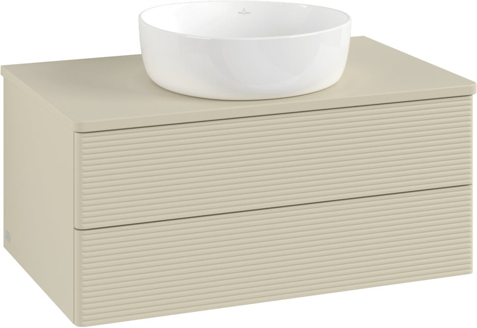 Villeroy & Boch Waschbeckenunterschrank Antao K19110 800x360x500 mm Anthracite Matt Lacquer
