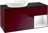 Villeroy & Boch Finion Waschtischunterschrank 1200 mm Glossy White Lacquer mit LED-Beleuchtung