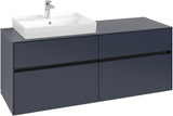 Villeroy & Boch Waschtischunterschrank Collaro C085 White Oak 1400 mm mit 4 Auszügen