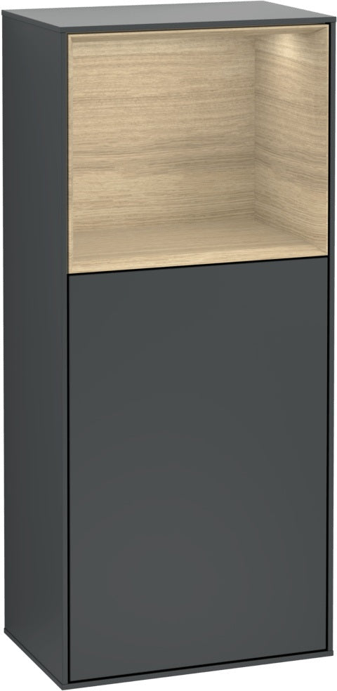 Villeroy & Boch Finion Seitenschrank G510GF, 418 mm, Glossy White Lacquer, mit Beleuchtung