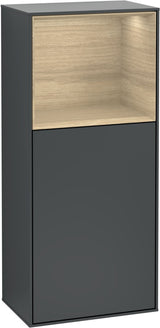 Villeroy & Boch Finion Seitenschrank G510GF, 418 mm, Glossy White Lacquer, mit Beleuchtung