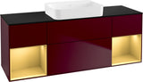 Villeroy & Boch Finion Waschbeckenunterschrank 1600 mm Glossy White Lacquer mit Beleuchtung