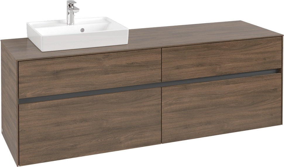 Villeroy & Boch Waschtischunterschrank Collaro C078 Arizona Oak 1600 mm mit 4 Auszügen