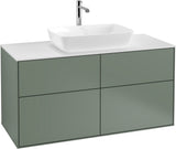 Villeroy & Boch Finion Waschtischunterschrank 1200 mm Glossy White Lacquer mit SoftClosing