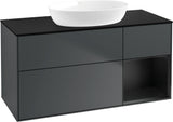 Villeroy & Boch Finion Waschtischunterschrank FA72GFGF 1200 mm Glossy White Lacquer mit LED-Beleuchtung