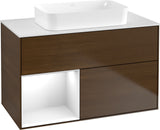 Villeroy & Boch Finion Waschtischunterschrank 1000 mm Glossy White Lacquer – mit LED-Beleuchtung & SoftClosing