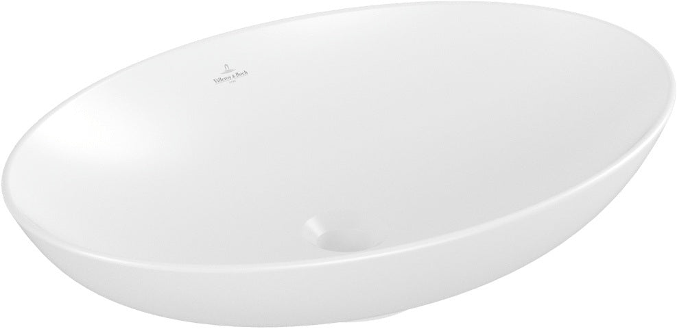Villeroy & Boch Loop & Friends Aufsatzwaschbecken 620x420mm Stone White CeramicPlus