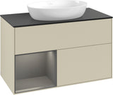 Villeroy & Boch Waschtischunterschrank Finion FA12G 1000 mm Glossy White Lacquer mit Beleuchtung
