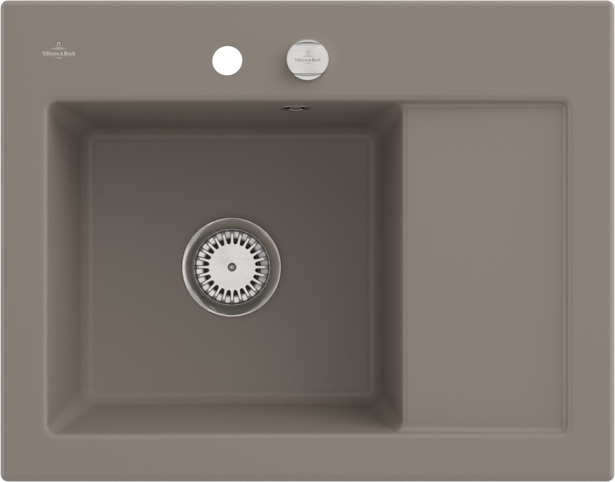 Villeroy & Boch Einbauspüle Subway 45 Compact 650x510mm Weiß Alpin CeramicPlus