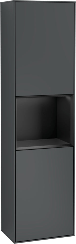 Villeroy & Boch Hochschrank Finion G460GF – Hochglanz Weiß, LED-Beleuchtung, SoftClose