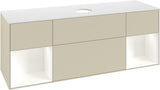Villeroy & Boch Finion Waschbeckenunterschrank 1600 mm Glossy White Lacquer – mit LED-Beleuchtung