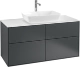 Villeroy & Boch Finion Waschtischunterschrank 1200 mm Glossy White Lacquer mit SoftClosing