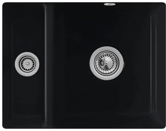 Villeroy & Boch Unterbauspüle Subway 60 XU 545x440mm Keramik Ebony CeramicPlus