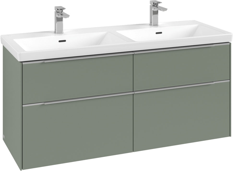 Villeroy & Boch Subway 3.0 Waschtischunterschrank 1272 mm Brilliant White mit 4 Auszügen