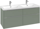 Villeroy & Boch Subway 3.0 Waschtischunterschrank 1272 mm Brilliant White mit 4 Auszügen