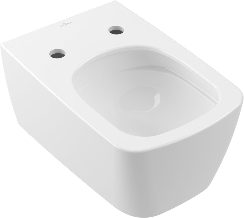 Villeroy & Boch Subway 3.0 Wand-WC Set 370x560mm rechteckig Weiß Alpin mit WC-Sitz