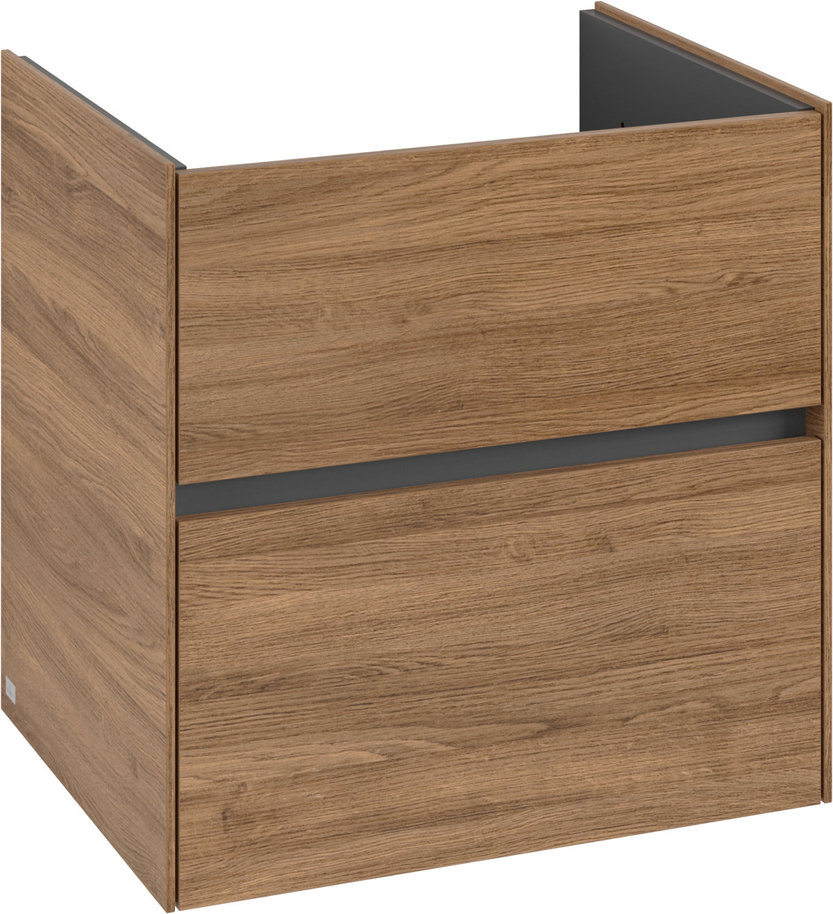 Villeroy & Boch Collaro Waschtischunterschrank 611 mm White Matt – 2 Auszüge, Push-Open