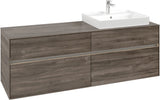 Villeroy & Boch Waschtischunterschrank Collaro C023 B0 1600 mm Stone Oak mit LED-Beleuchtung und SoftClosing