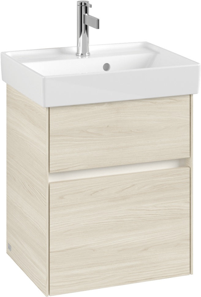 Villeroy & Boch Waschtischunterschrank Collaro C006 Glossy White 460 mm mit LED-Beleuchtung