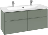 Villeroy & Boch Waschtischunterschrank Subway 3.0 C 602L0, 1272 mm, Brilliant White, mit LED-Beleuchtung