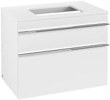 Villeroy & Boch Venticello Waschtischunterschrank 757 mm Glossy White mit 2 Auszügen
