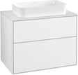 Villeroy & Boch Waschtischunterschrank Finion F6310 800 mm Glossy White Lacquer