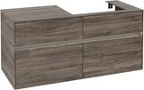Villeroy & Boch Waschbeckenunterschrank Collaro C083 B0 1200 mm Stone Oak mit Beleuchtung und SoftClosing