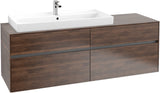 Villeroy & Boch Waschtischunterschrank Collaro C029 B0 1600 mm Arizona Oak mit LED-Beleuchtung