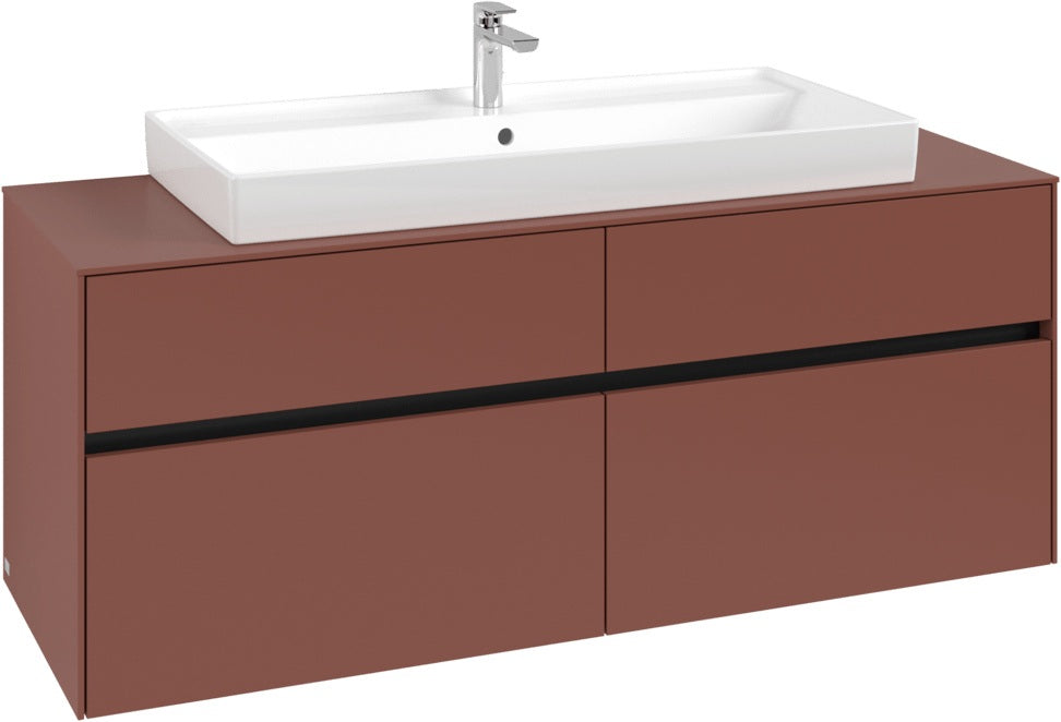 Villeroy & Boch Waschbeckenunterschrank Collaro C092 White Oak 1400 mm