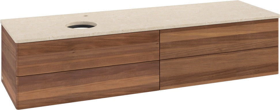 Villeroy & Boch Waschtischunterschrank Antao K26053 1600 mm Warm Walnut mit 4 Auszügen
