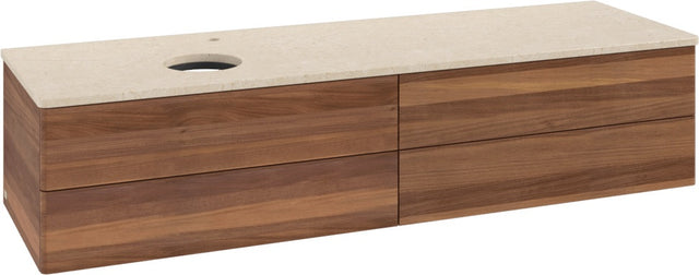 Villeroy & Boch Waschtischunterschrank Antao K26053 1600 mm Warm Walnut mit 4 Auszügen
