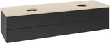 Villeroy & Boch Antao Waschtischunterschrank 1600 mm Anthrazit Matt mit LED-Beleuchtung