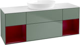 Villeroy & Boch Finion Waschbeckenunterschrank 1600 mm Glossy White Lacquer – mit LED-Beleuchtung