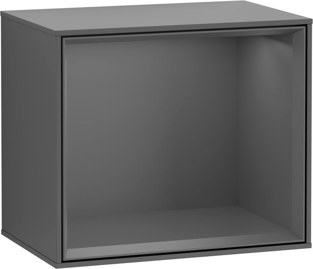 Villeroy & Boch Finion Regalmodul F580GK mit LED-Beleuchtung – Anthracite Matt Lacquer