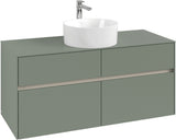 Villeroy & Boch Waschtischunterschrank Collaro C041 White Oak 1200 mm mit 4 Auszügen