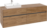 Villeroy & Boch Waschtischunterschrank Collaro Kansas Oak 1600 mm mit 4 Auszügen und SoftClosing