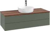 Villeroy & Boch Antao Waschbeckenunterschrank 1200 mm Anthrazit mit LED-Beleuchtung