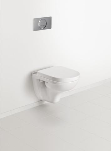 Villeroy & Boch O.novo Tiefspül-WC 360x490mm spülrandlos DirectFlush Weiß Alpin