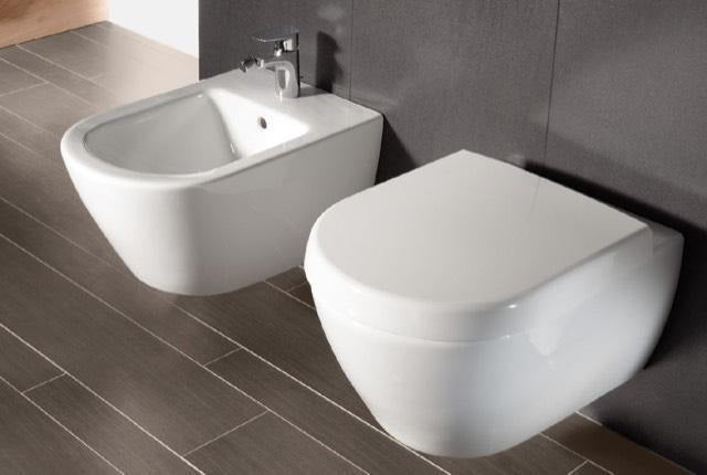 Villeroy & Boch Subway 2.0 Wand-Bidet 375x565mm Weiß Alpin – Oval, 1 Hahnloch