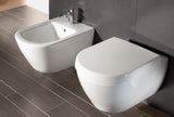 Villeroy & Boch Subway 2.0 Wand-Bidet 375x565mm Weiß Alpin – Oval, 1 Hahnloch